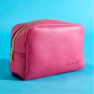 🆕💕Cat Lady- Hot Pink Vegan Leather Bag